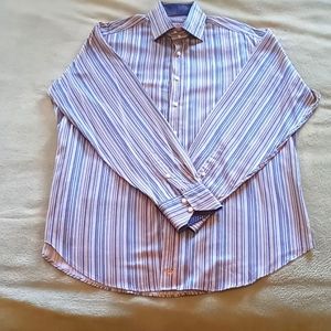 Men's Thomas Dean Long Sleeve Button Down